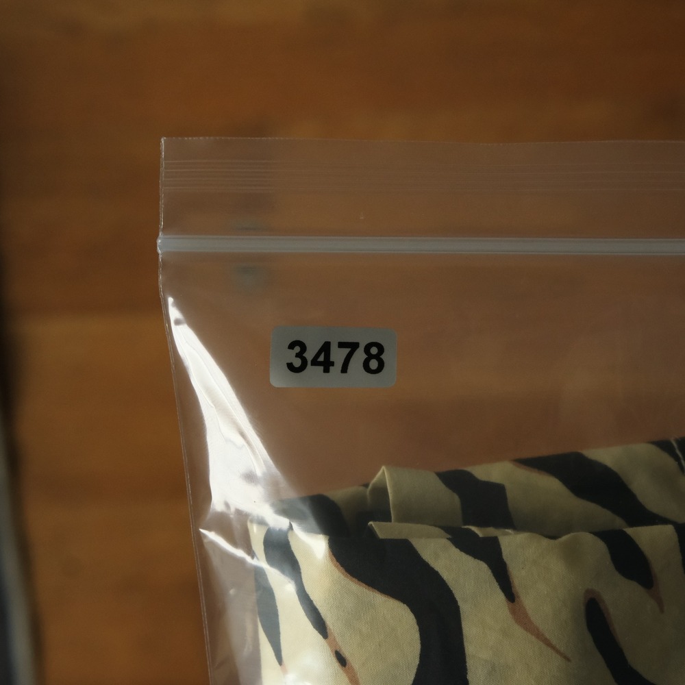 Everlane Poplin Short-Sleeve Shirt Pale Yellow Tiger Stripe Small Animal Print S - Picture 8 of 8